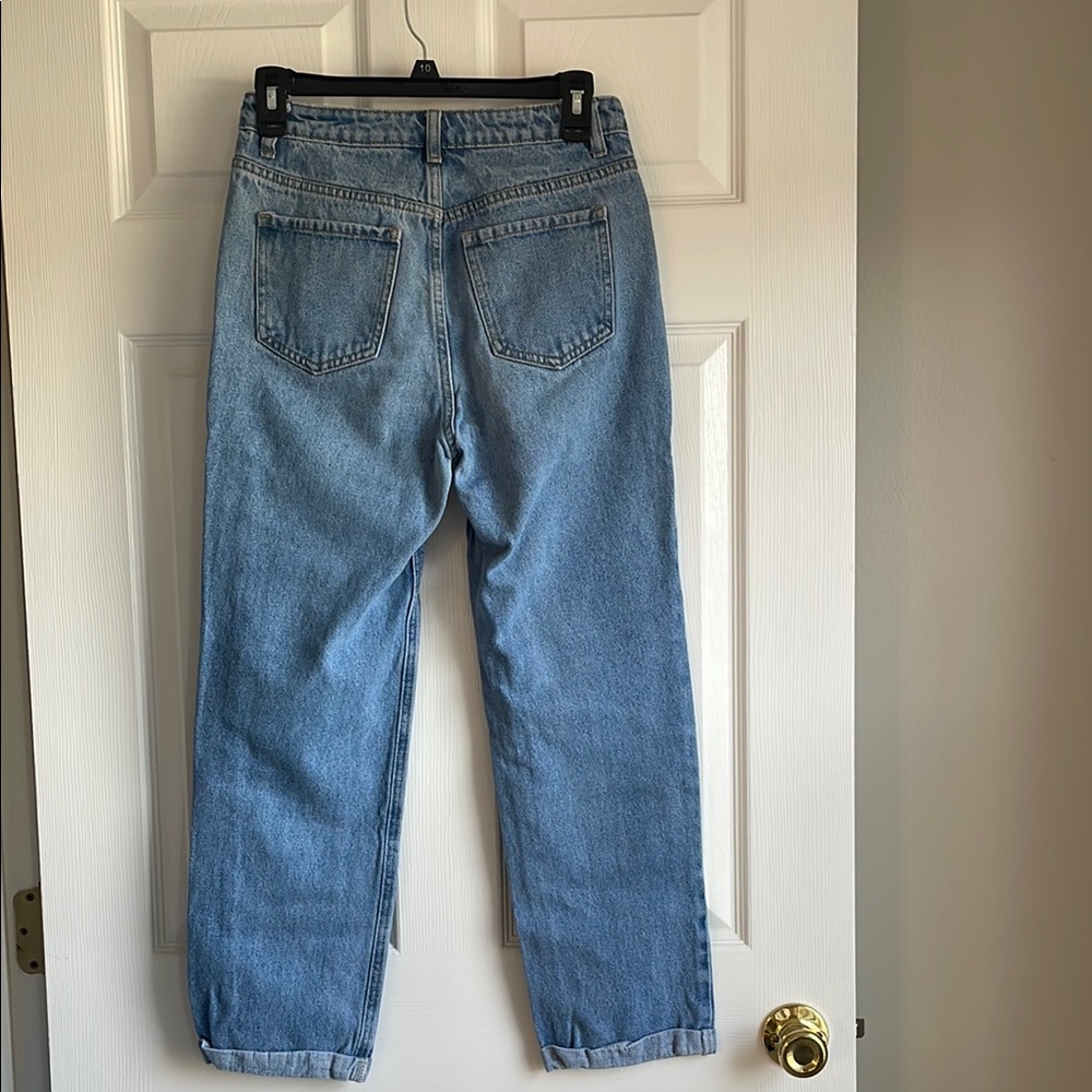 Shein Patchwork Jeans - Picture 2 of 8